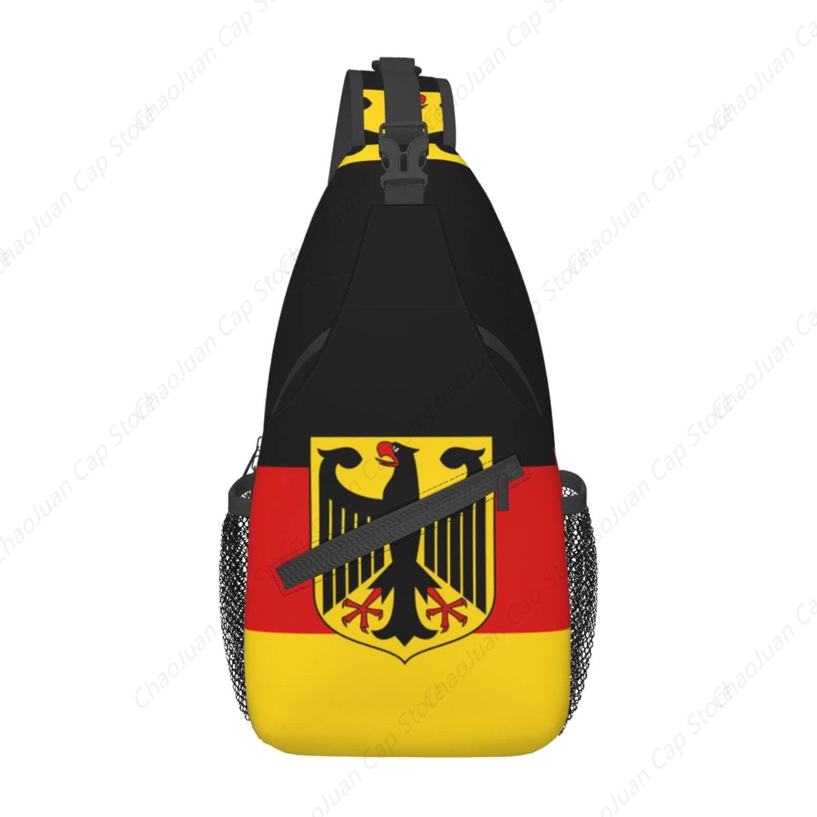 Women Bags Germany - German Flag Sling Bag Crossbody Backpack