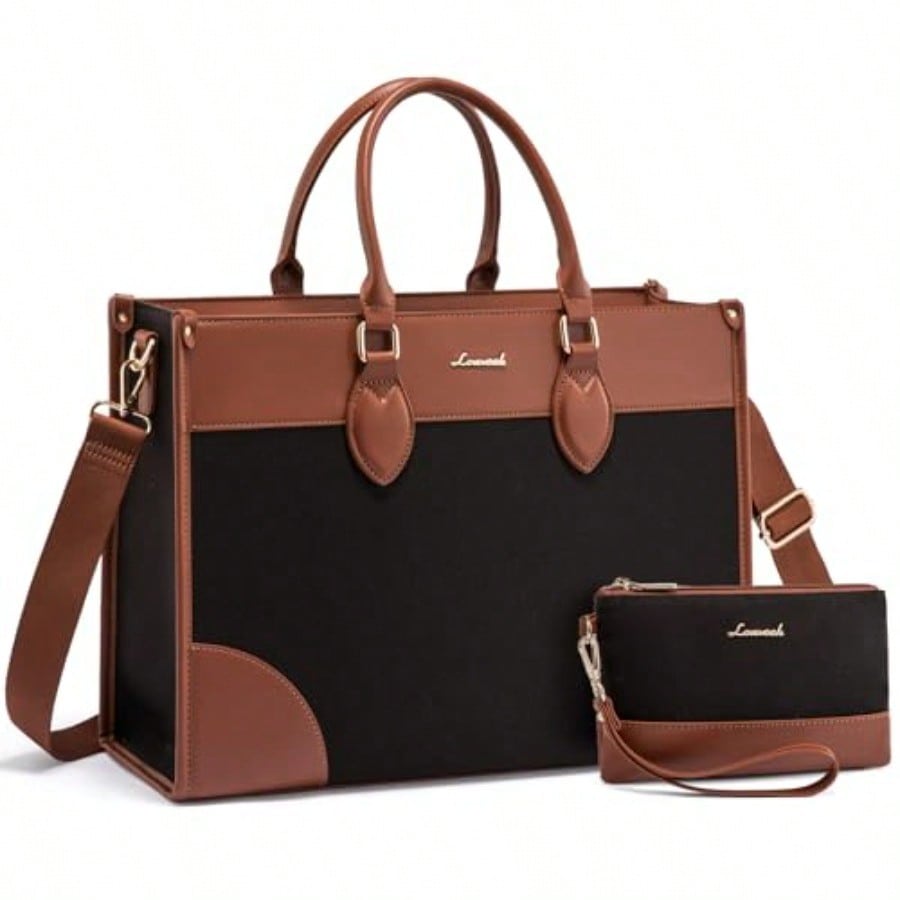Women'S Tote Bags For Work - Laptop Bag For Women 15.6 Lnch,