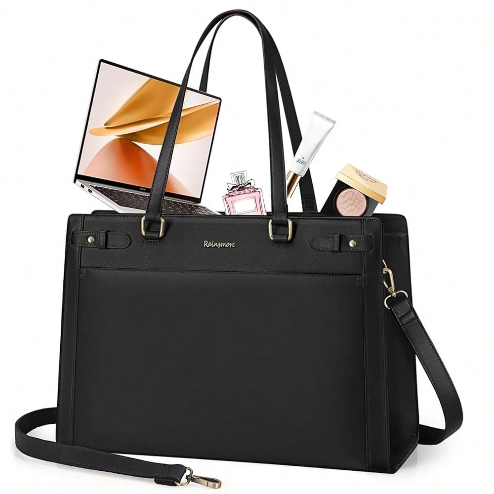 Women'S Tote Bags For Work - Laptop Bag For Women 15.6 Inch