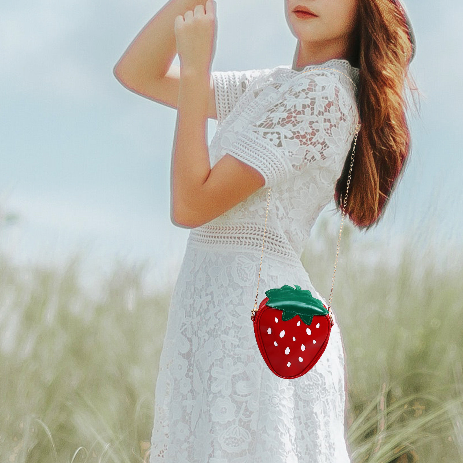 Women Bags Designer - Trendy Fruit Shape Cross Body Bag