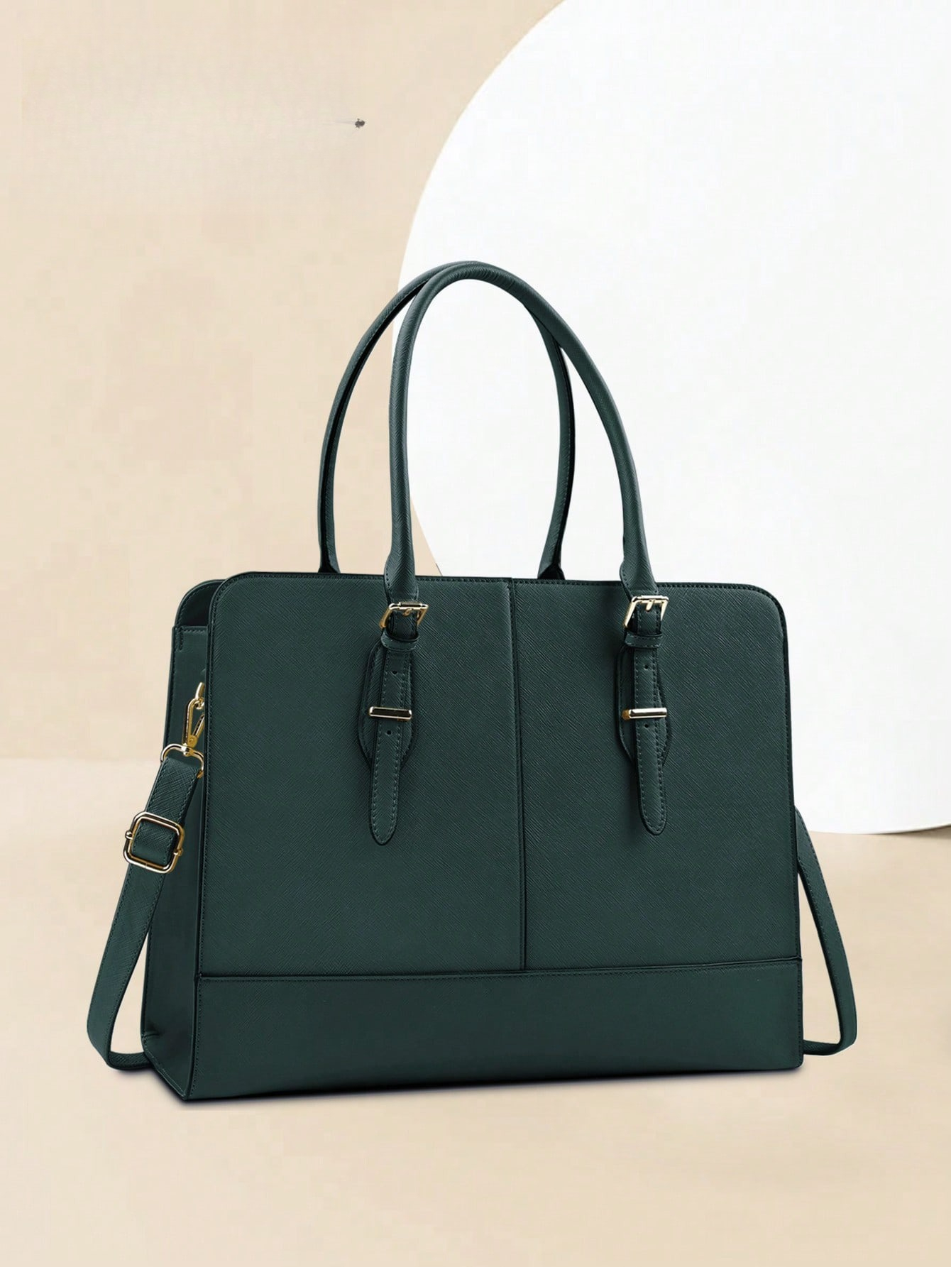 Women'S Tote Bags For Work - 15.6 Inch Leather Laptop Tote Bag