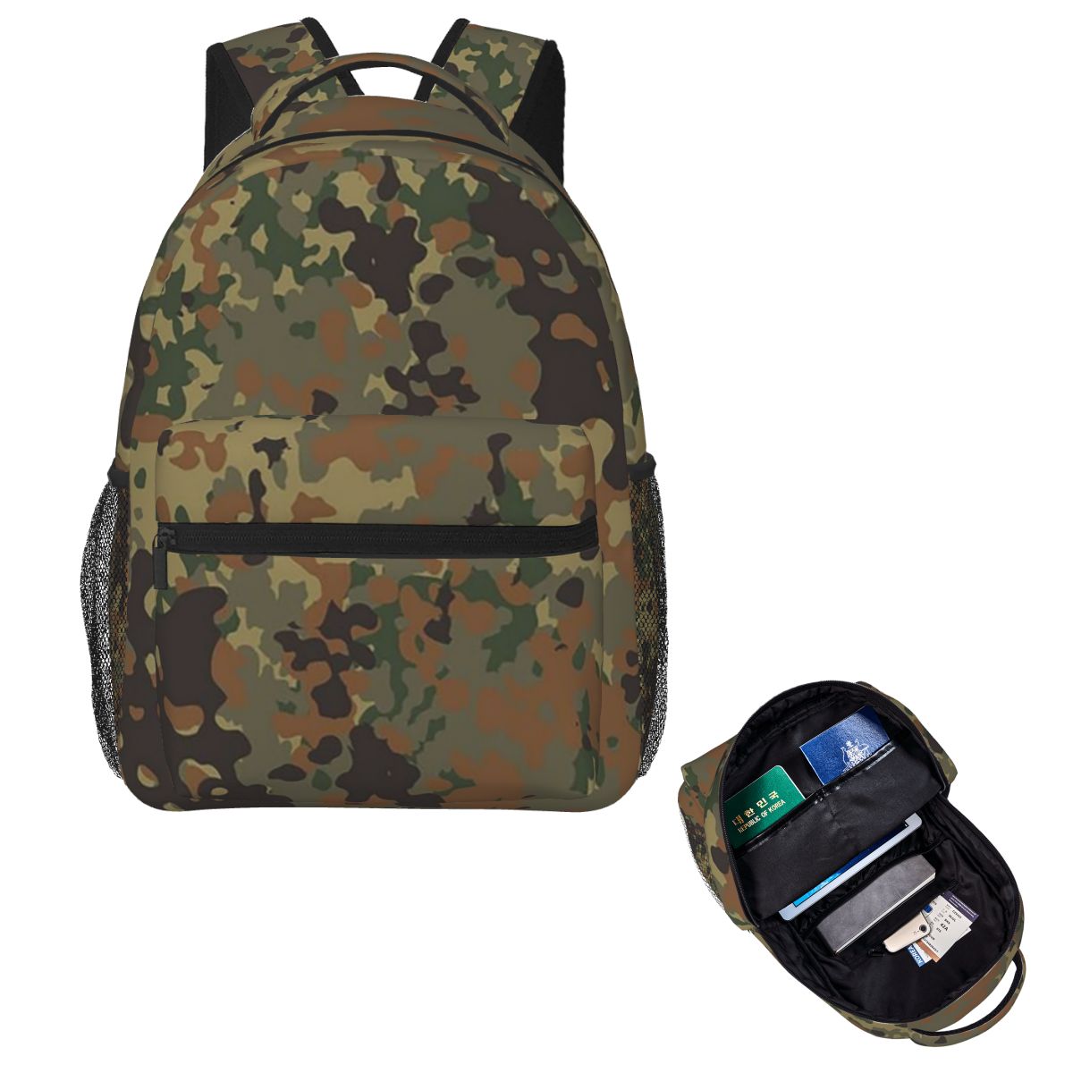 Women Bags Germany - Germany Army Camouflage Student Backpack School