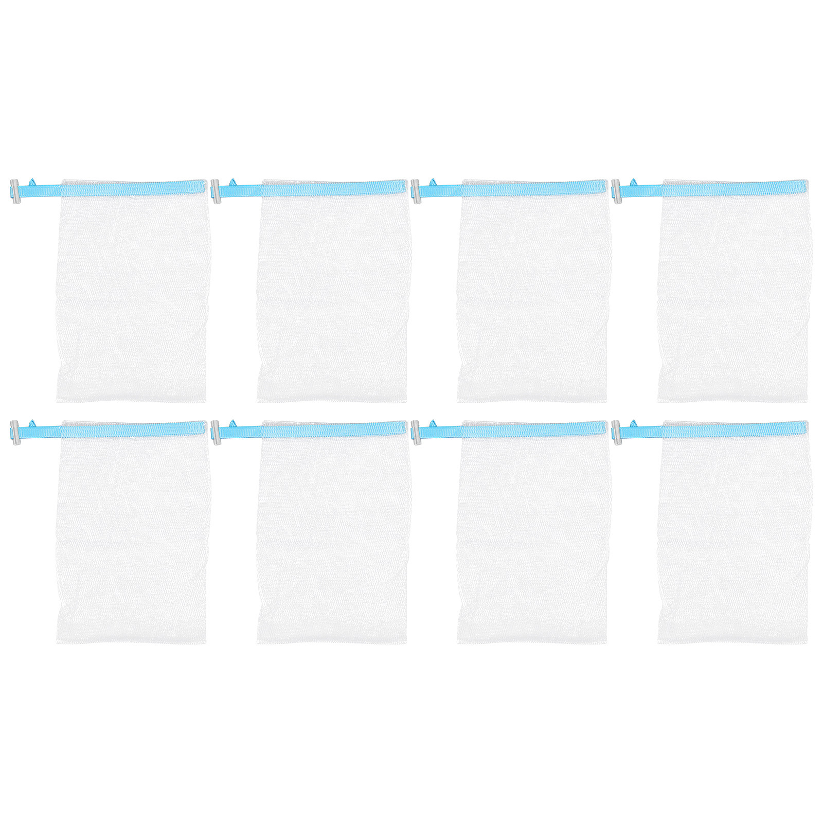 Mesh Net Bag - 8Pcs Face Cleaning Net Soap Net