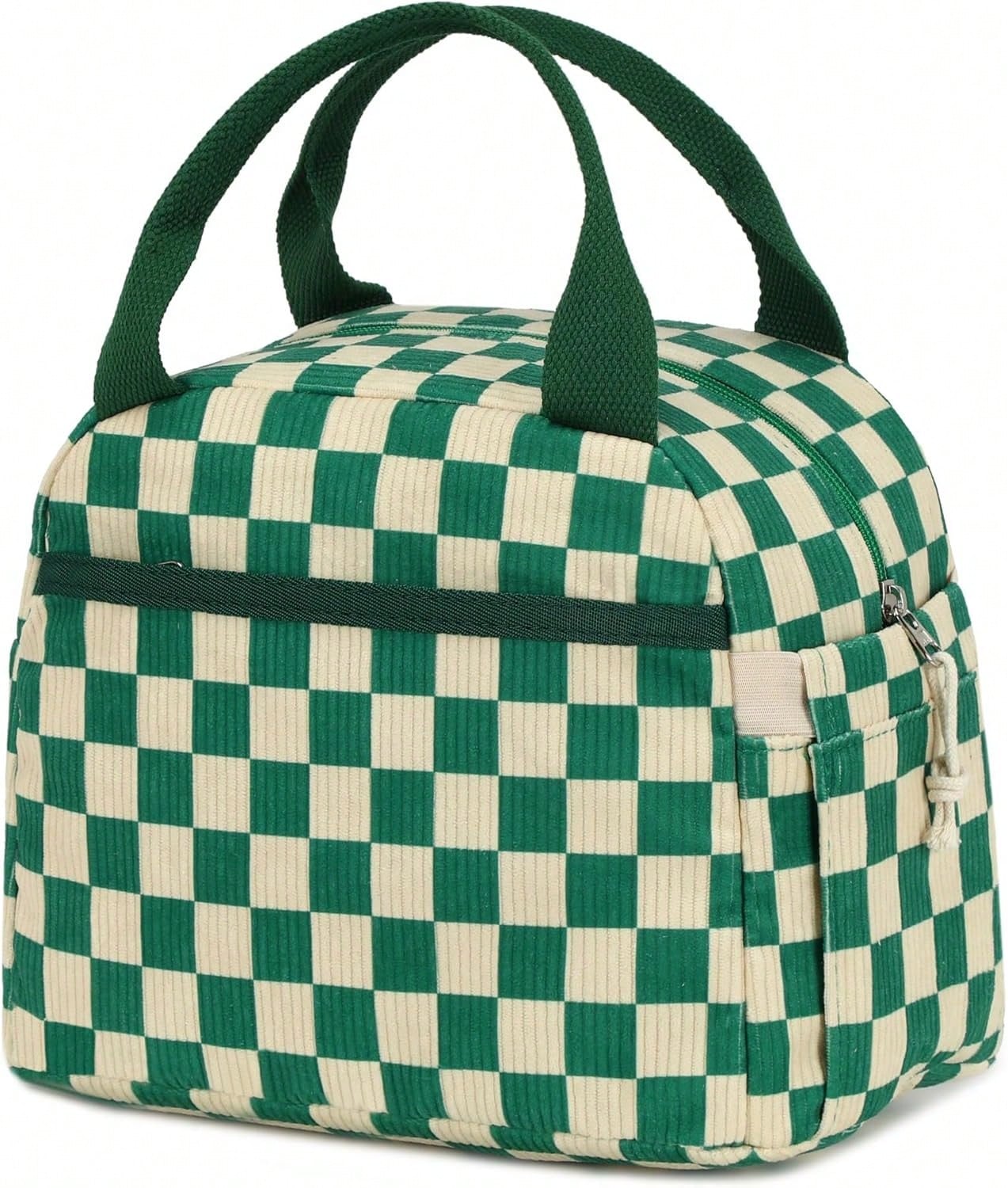 Women'S Tote Bags For Work - Cute Corduroy Lunch Tote Bags Reusable