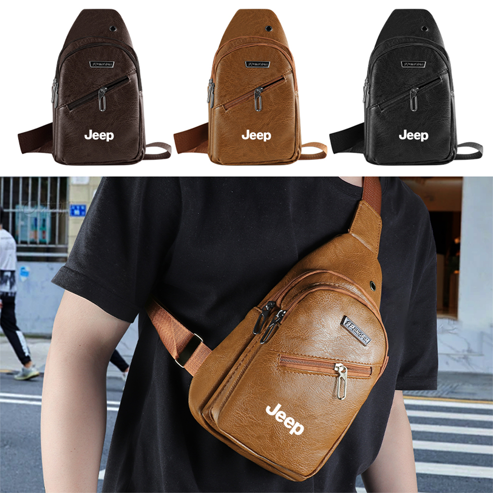 Women'S Jeep Bags - PU Crossbody Bag Chest Bags Women