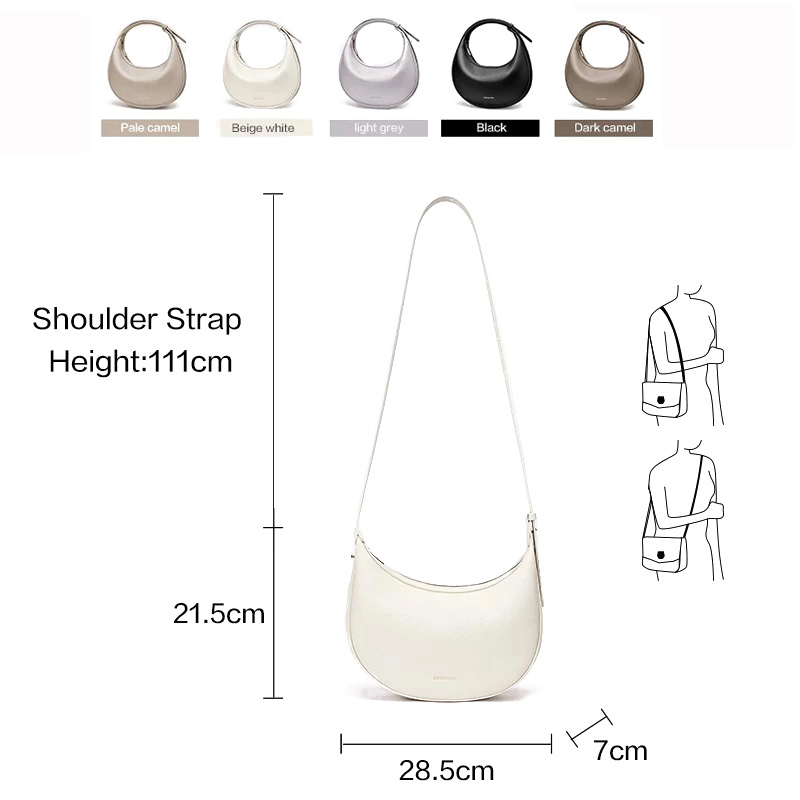FOXER Brand PU Leather Women's - Half Moon Crescent 리뷰 및 가격