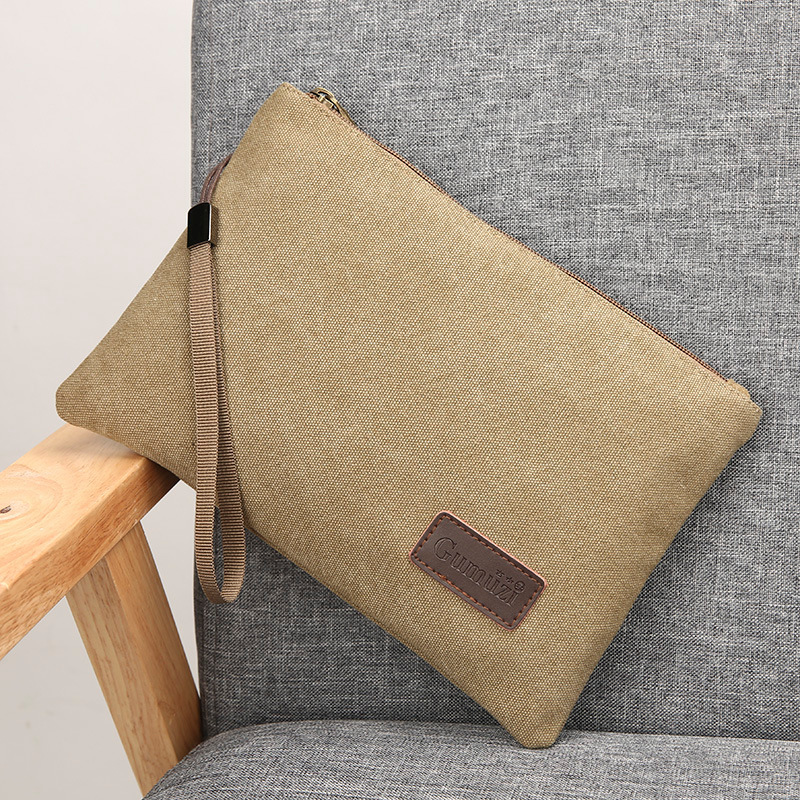 Zipper Wristlet Bag Canvas Sof - Flap Bag Envelope 리뷰 및 가격