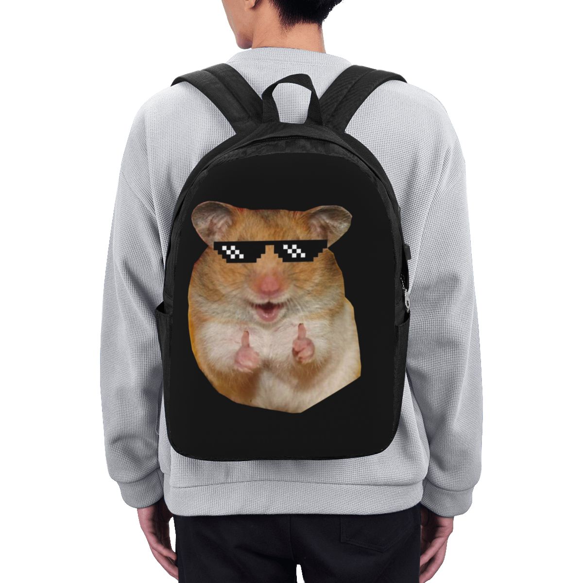 Funny Hamster Backpack Travel  - Women Bags College 리뷰 및 가격