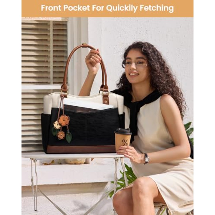 LOVEVOOK Laptop Bag for Women, - Women'S Tote Bags For Work 리뷰 및 가격