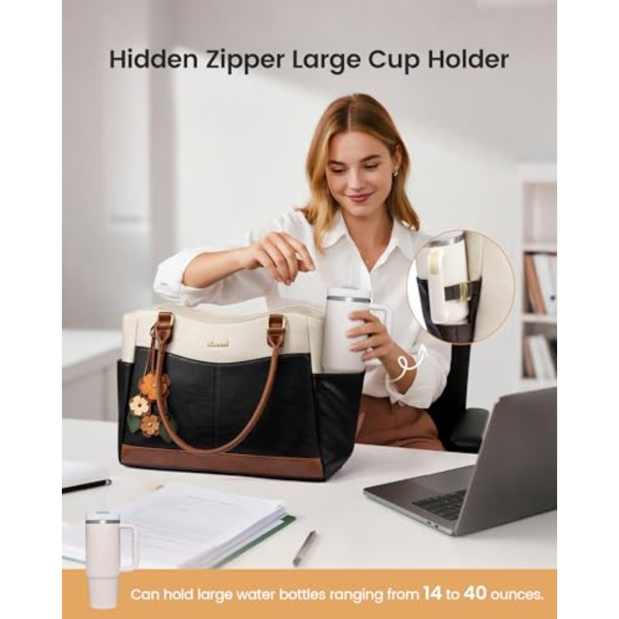 LOVEVOOK Laptop Bag for Women, - Women'S Tote Bags For Work 리뷰 및 가격