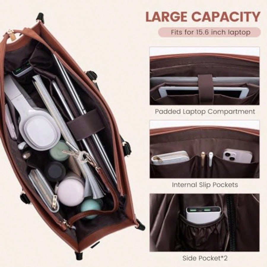 Laptop Bag For Women 15.6 Lnch - Women'S Tote Bags For Work 리뷰 및 가격