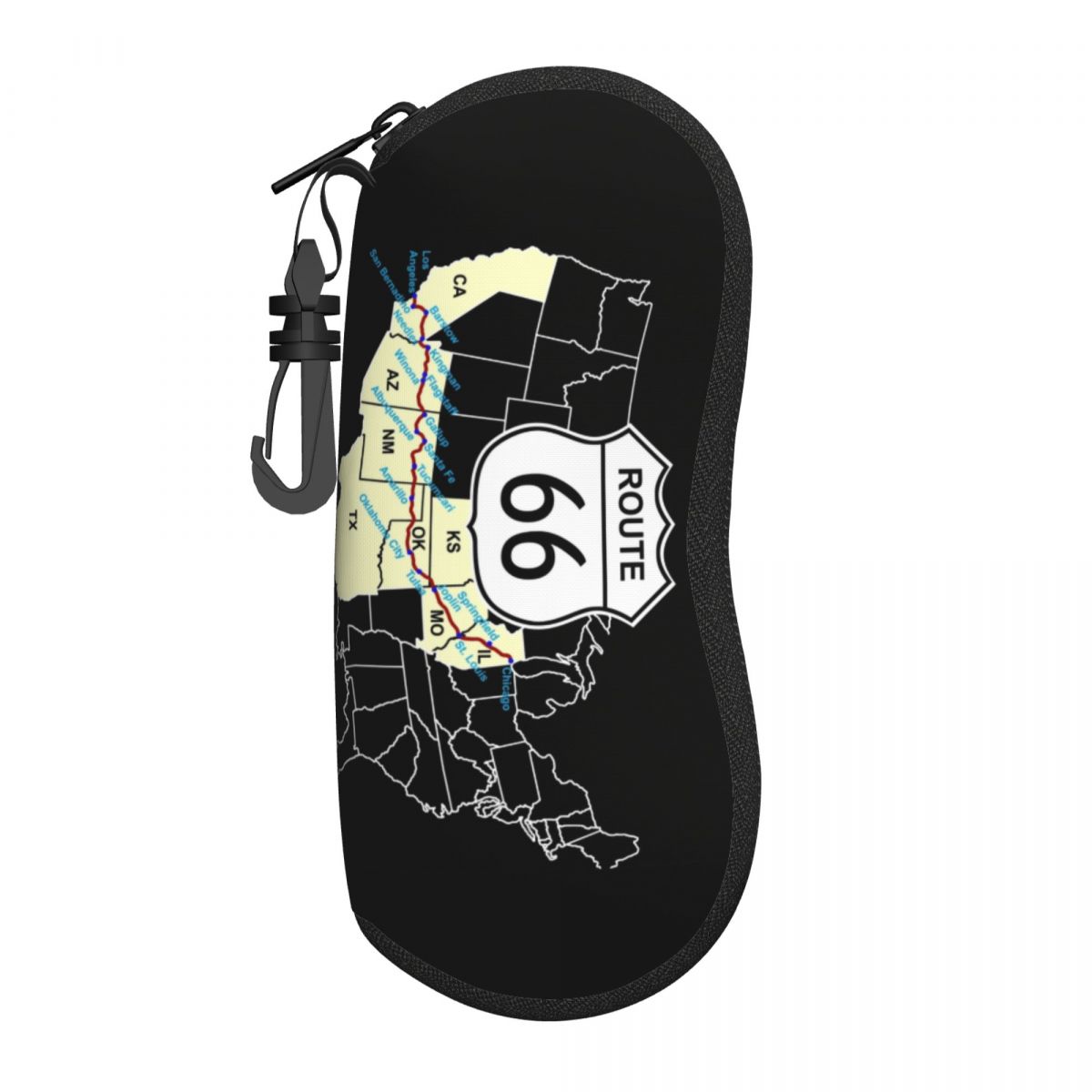Custom Route 66 Map Shell Eyeg - Women Bags Usa 리뷰 및 가격
