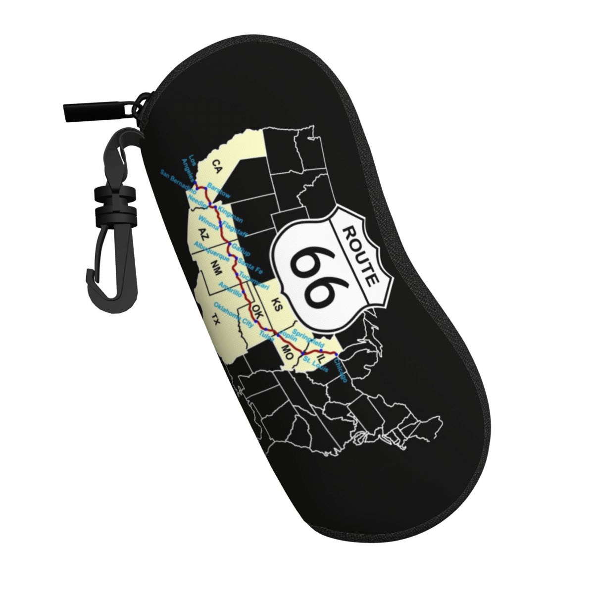 Custom Route 66 Map Shell Eyeg - Women Bags Usa 리뷰 및 가격