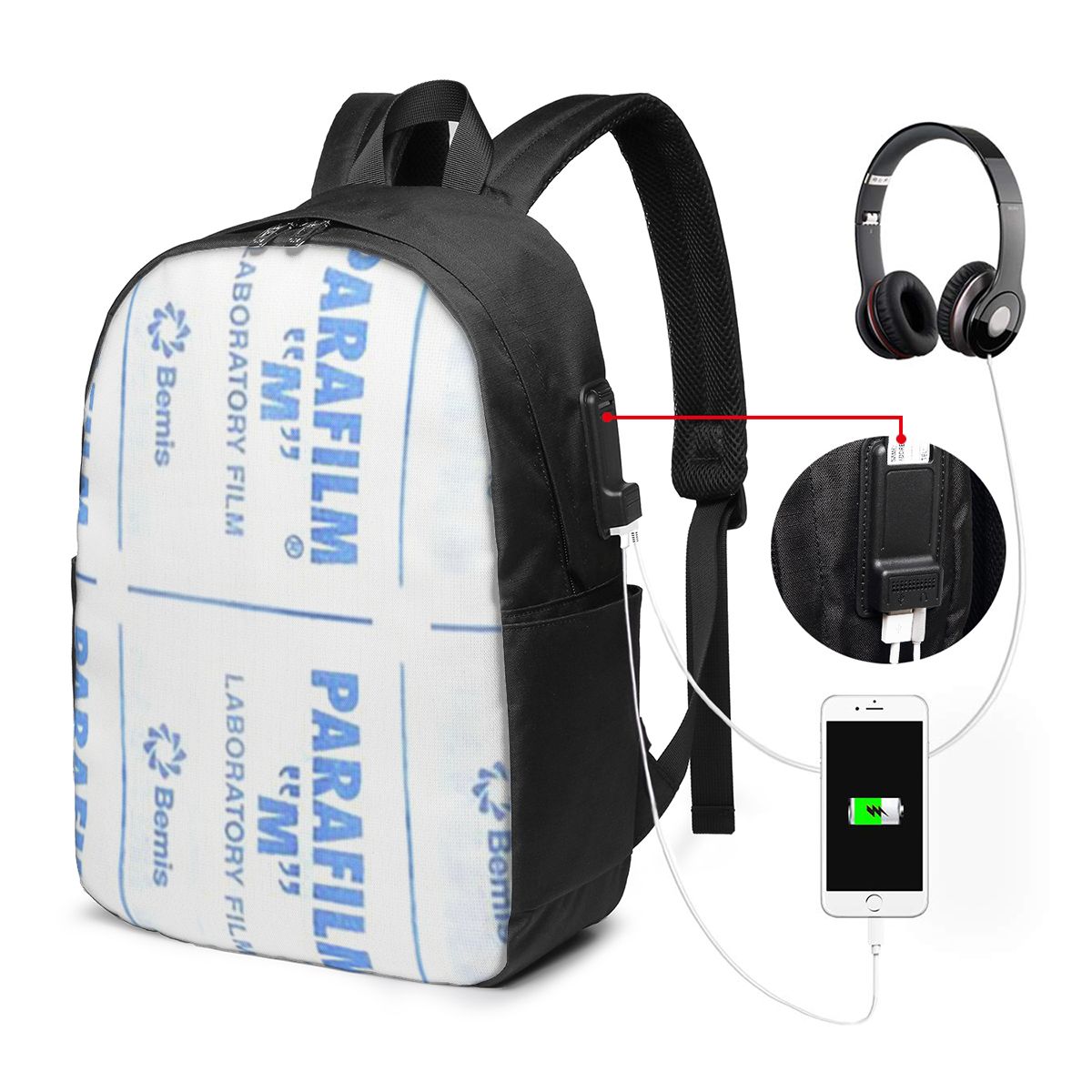 Parafilm Is A Lifesaver Backpa - Women Bags College 리뷰 및 가격