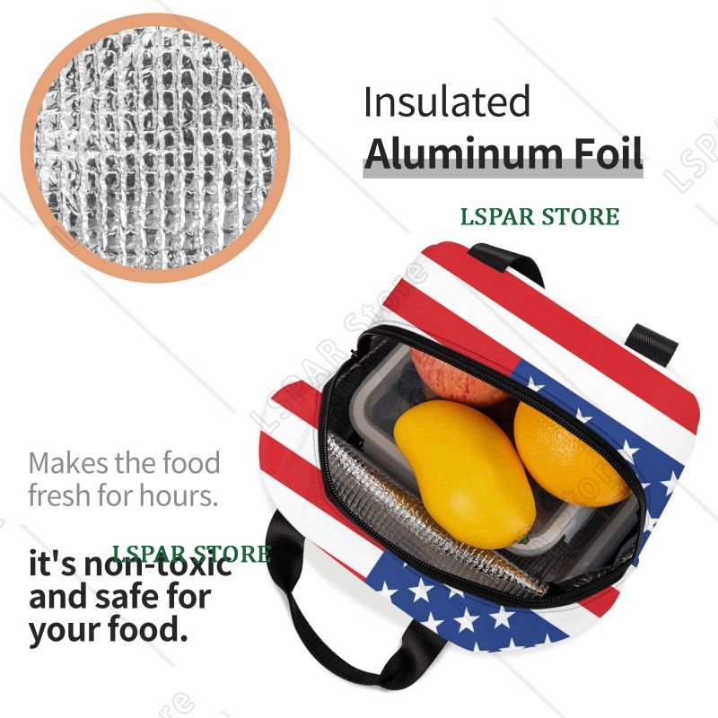 USA American Flag Thermal Insu - Women Bags Usa 리뷰 및 가격