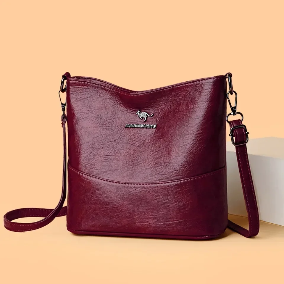 Soft Pu Leather Crossbody Bag  - Women'S Kangaroo Bags 리뷰 및 가격