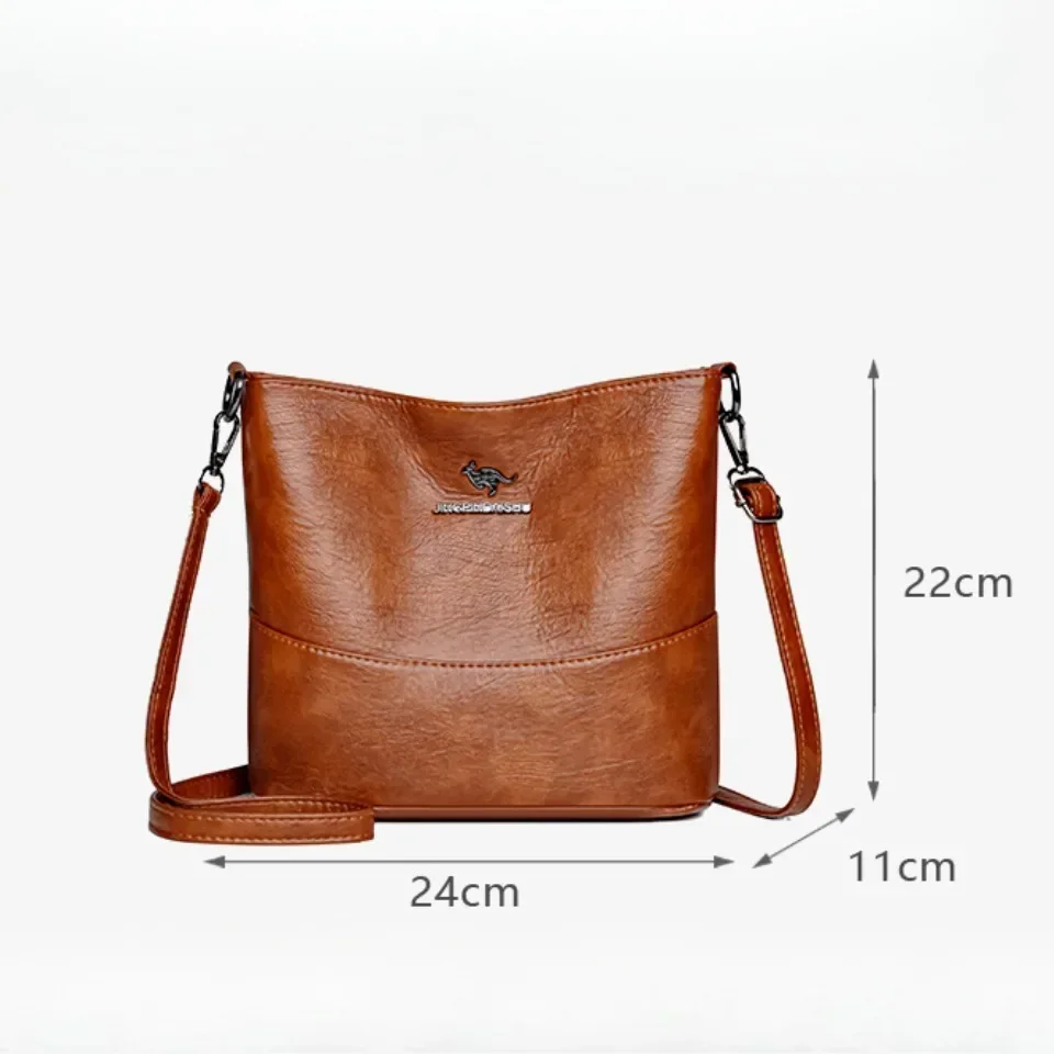 Soft Pu Leather Crossbody Bag  - Women'S Kangaroo Bags 리뷰 및 가격