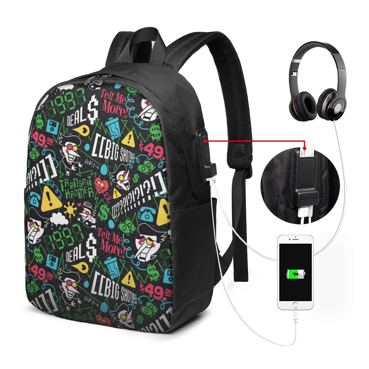 Deltarune SPAMTON G Backpack T - Women Bags College 리뷰 및 가격