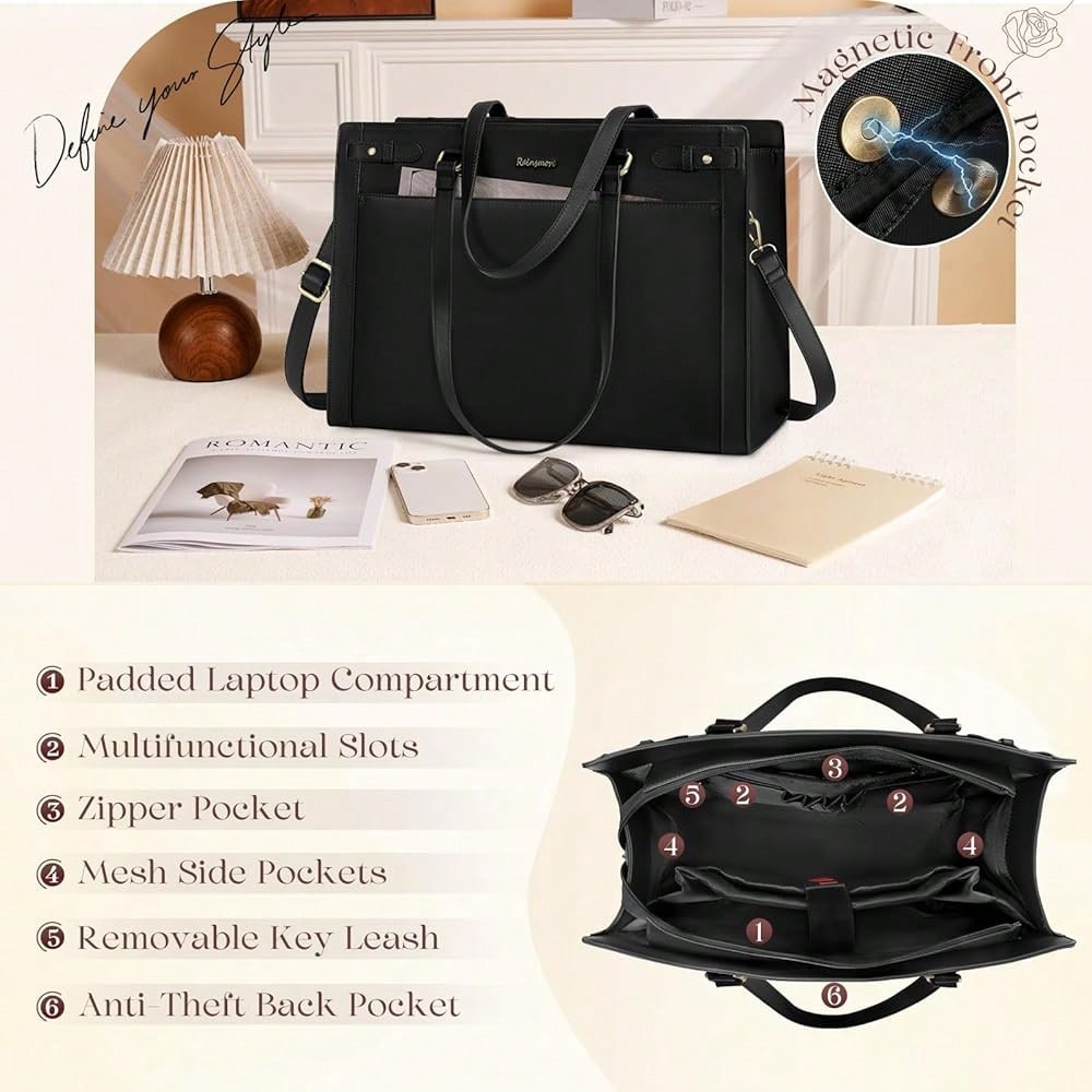 Laptop Bag For Women 15.6 Inch - Women'S Tote Bags For Work 리뷰 및 가격
