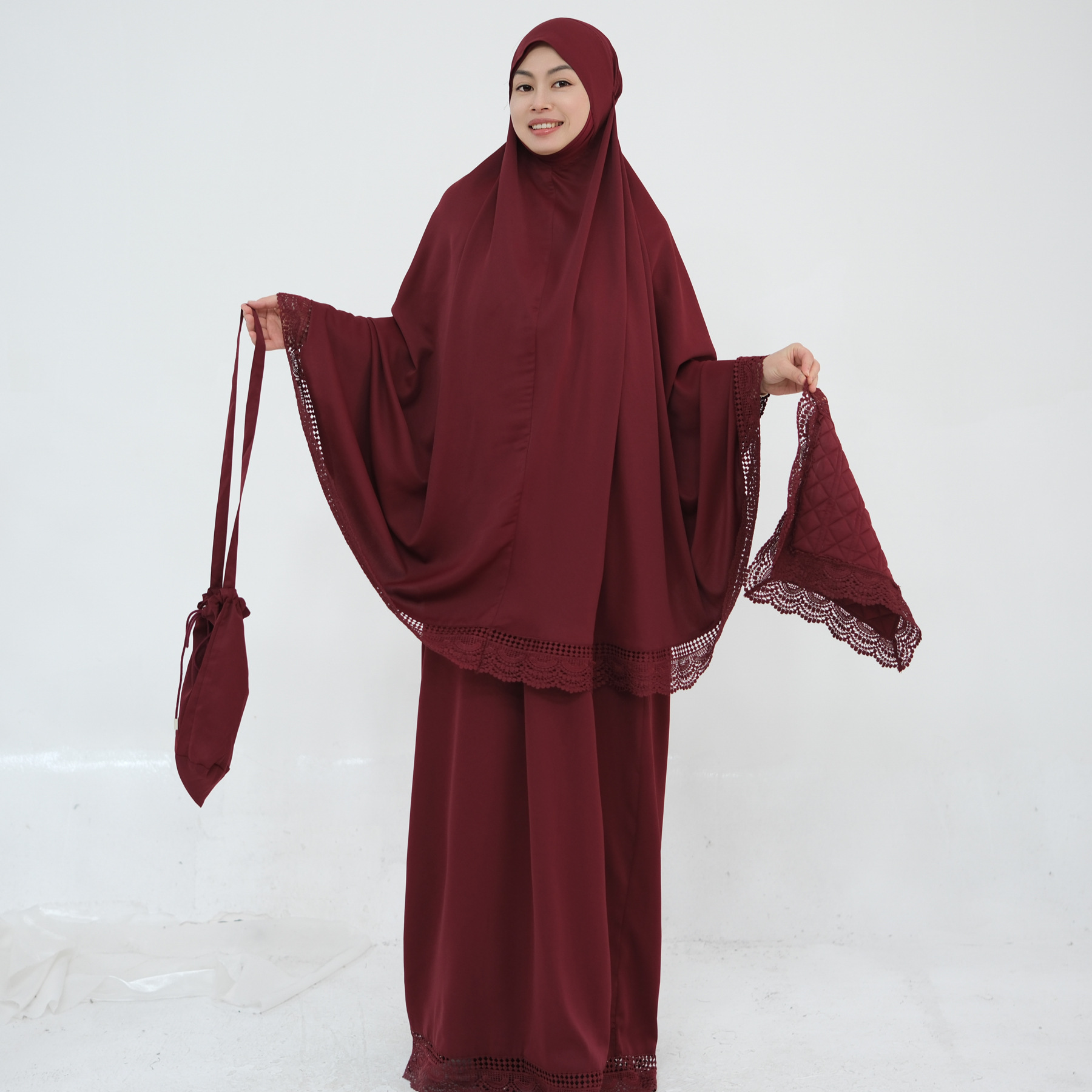 Eid Prayer Garment 4 Piece Set - Women Bags Dubai 리뷰 및 가격