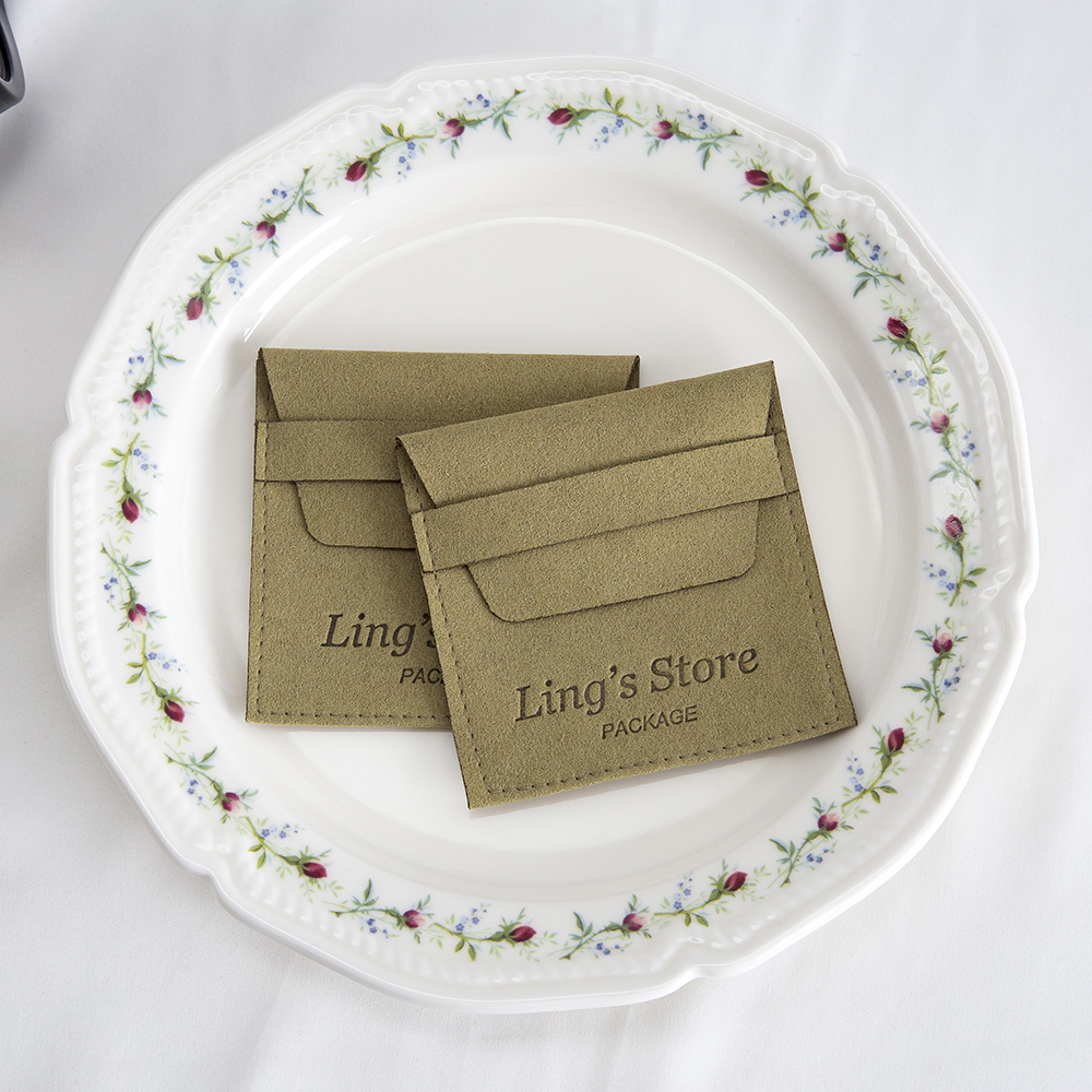 100Pcs Custom Logo Green Jewel - Flap Bag Envelope 리뷰 및 가격