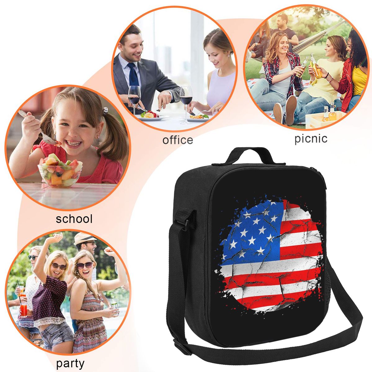 USA America American Flag Insu - Women Bags Usa 리뷰 및 가격