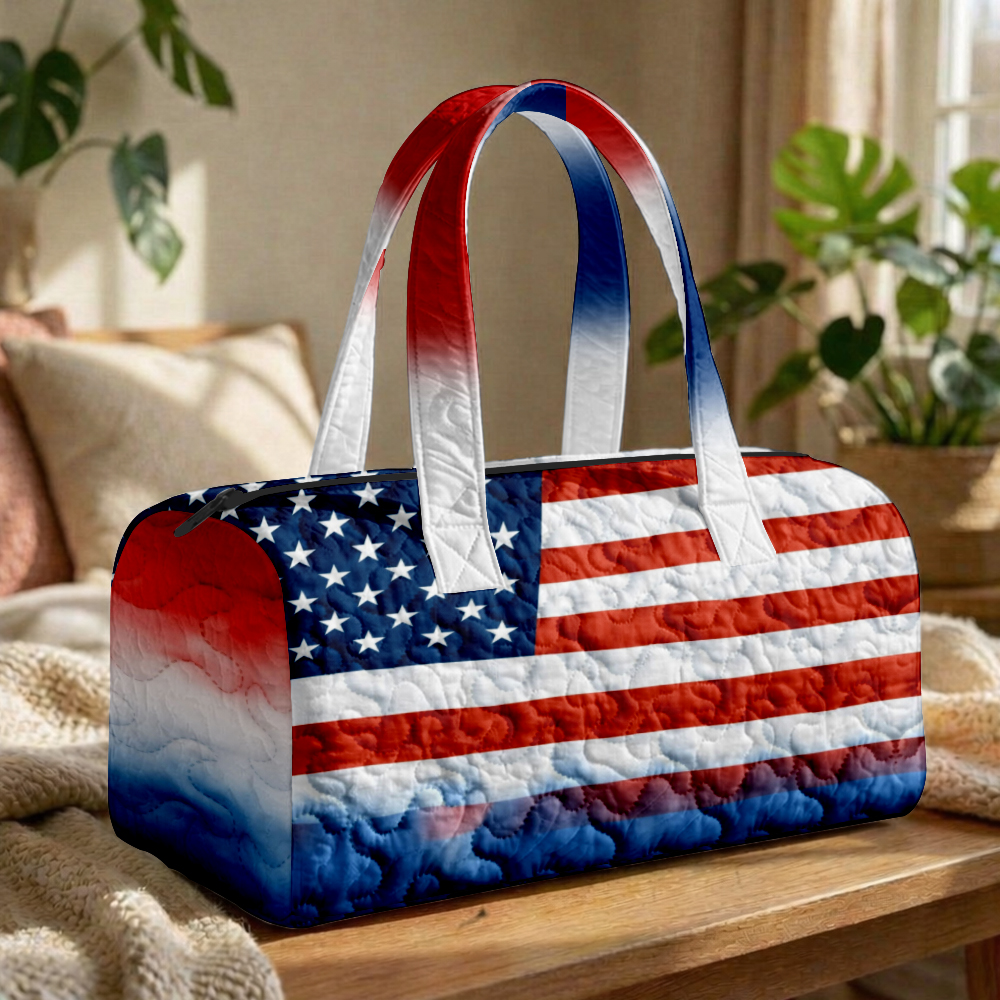 American Flag Quilted Duffle B - Women Bags Usa 리뷰 및 가격