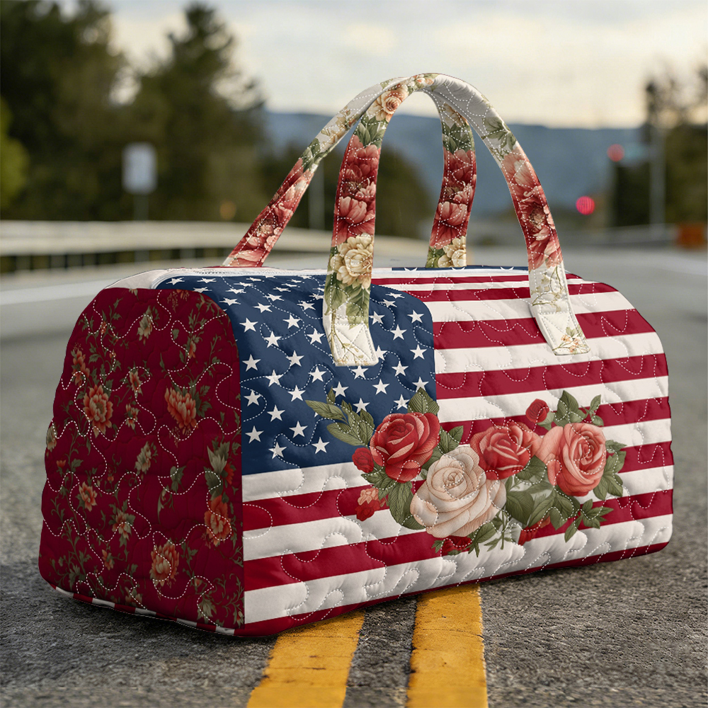 American Flag Quilted Duffle B - Women Bags Usa 리뷰 및 가격