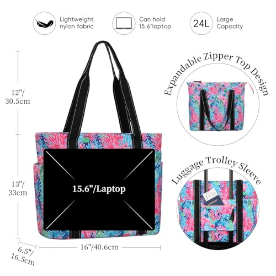 Tote Bag for Women with Laptop - Women'S Tote Bags For Work 리뷰 및 가격