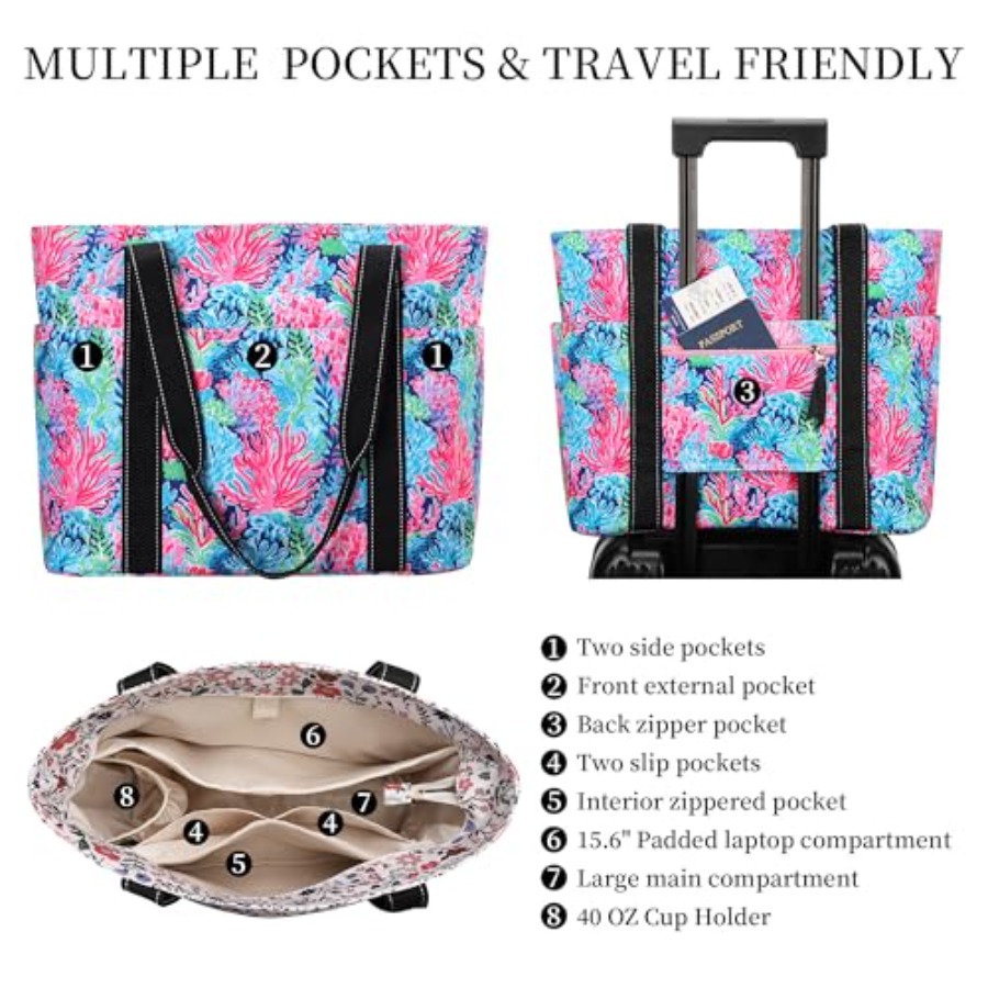 Tote Bag for Women with Laptop - Women'S Tote Bags For Work 리뷰 및 가격