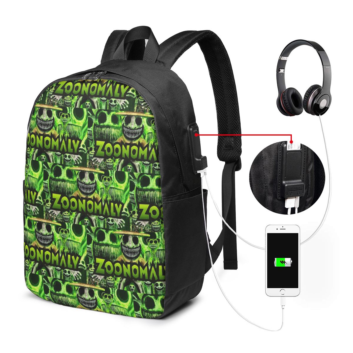 Zoonomaly Cartoon Steam Game B - Women Bags College 리뷰 및 가격