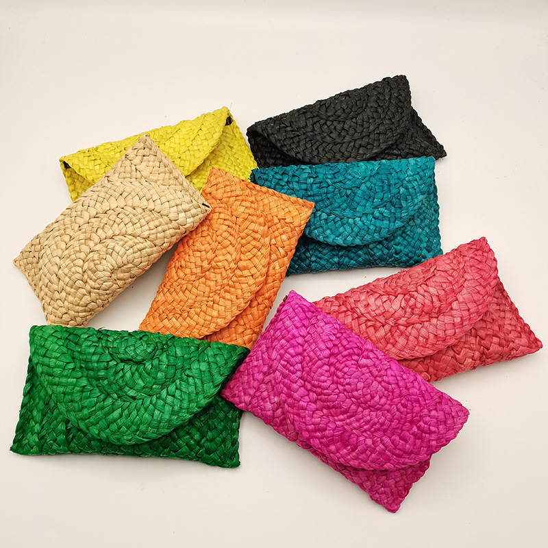 Women Fashion Straw Clutch Bag - Flap Bag Envelope 리뷰 및 가격