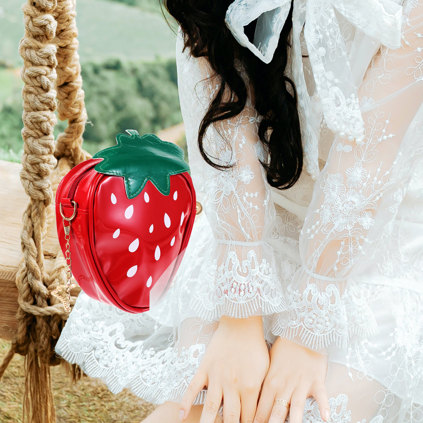 Trendy Fruit Shape Cross Body  - Women Bags Designer 리뷰 및 가격