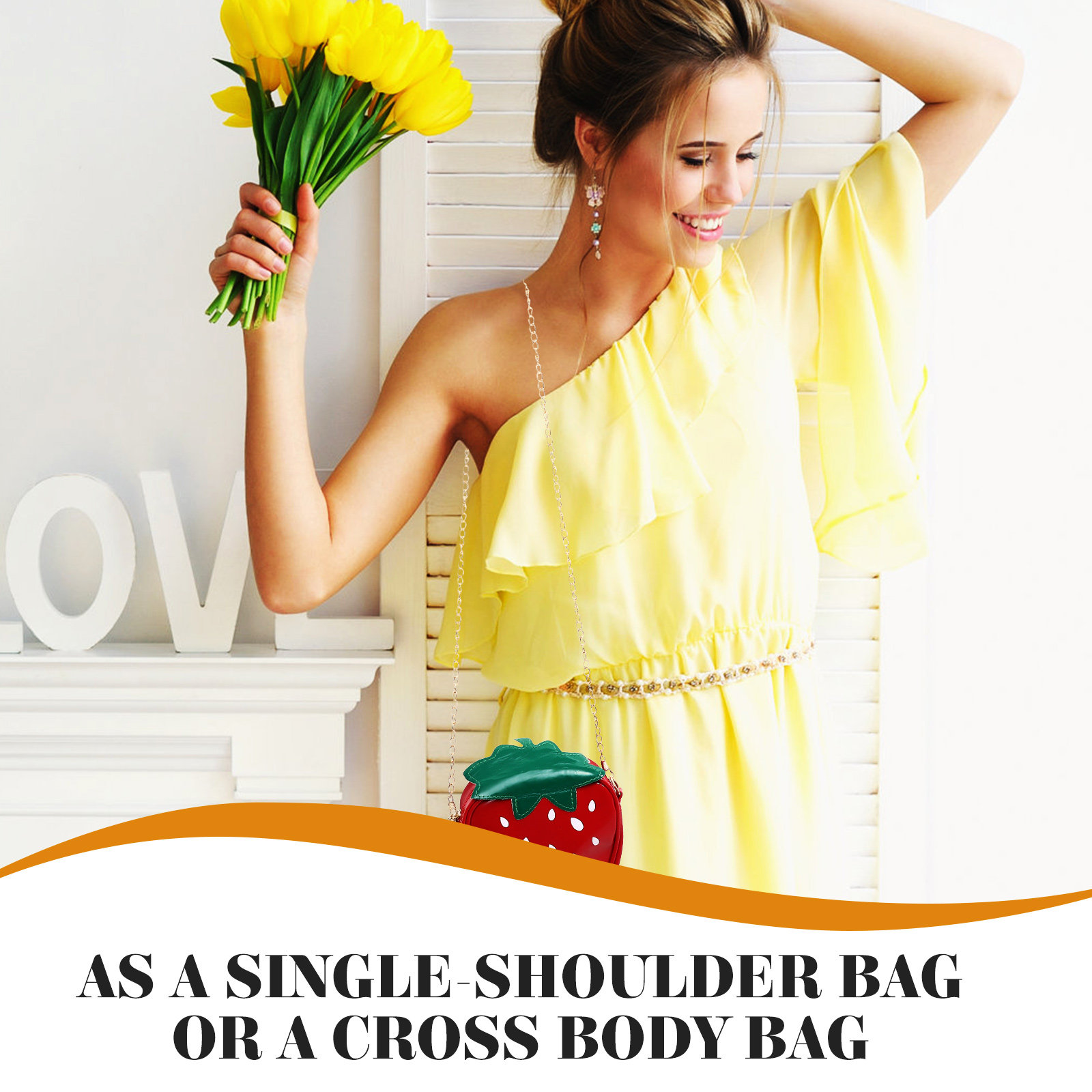 Trendy Fruit Shape Cross Body  - Women Bags Designer 리뷰 및 가격