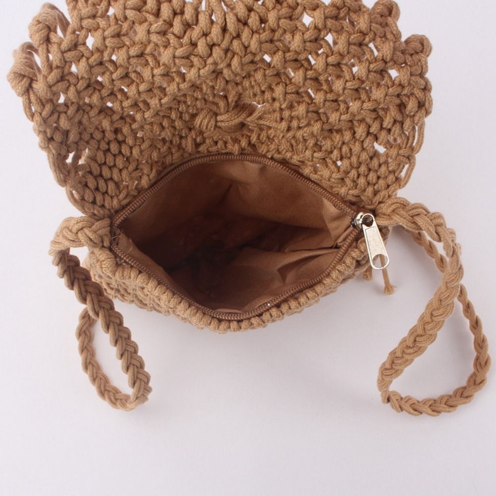 Ethnic Style Woven Straw Bag S - Woven Straw Bag 리뷰 및 가격