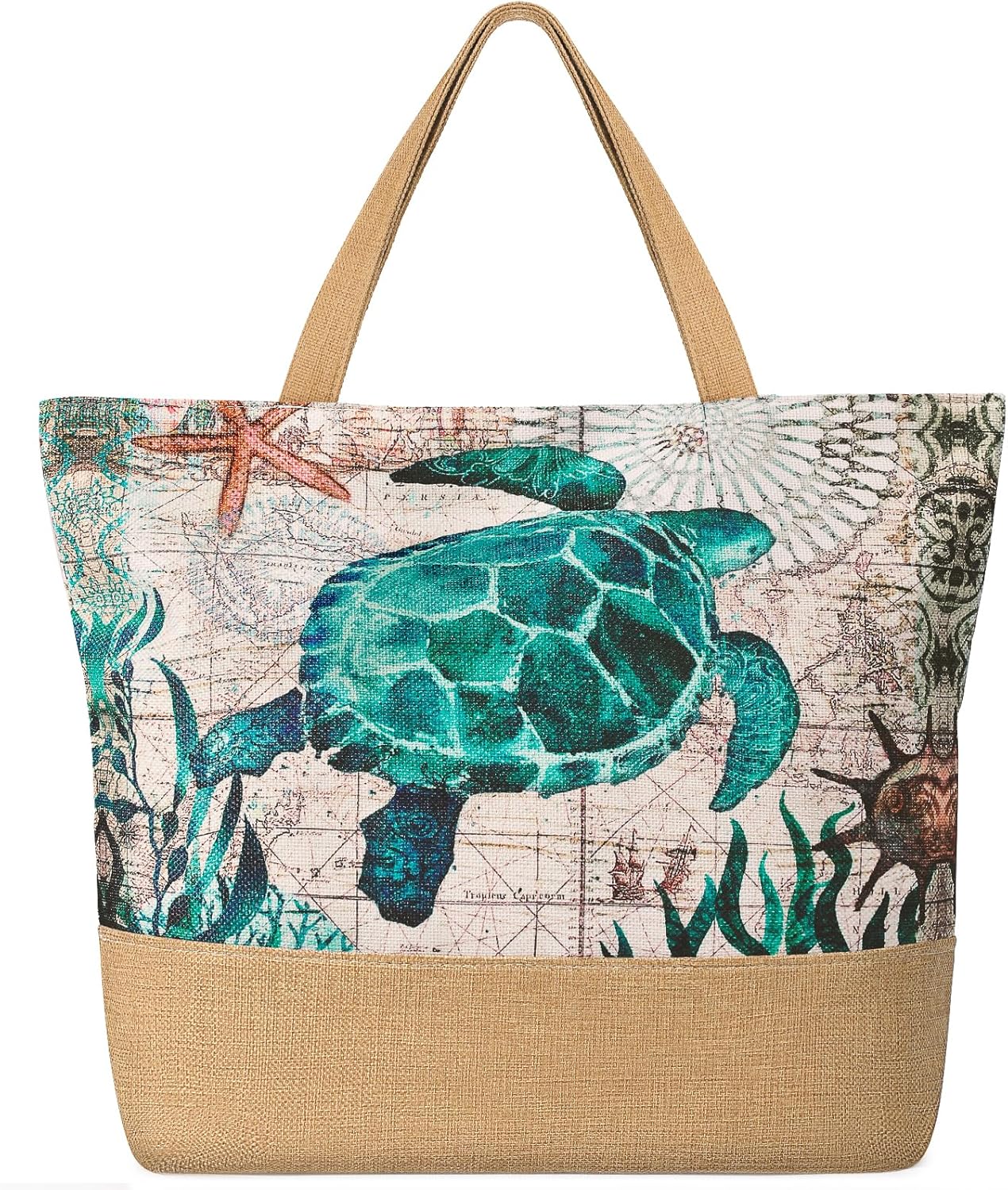 Large Beach Bag for Women with - Woven Straw Bag 리뷰 및 가격