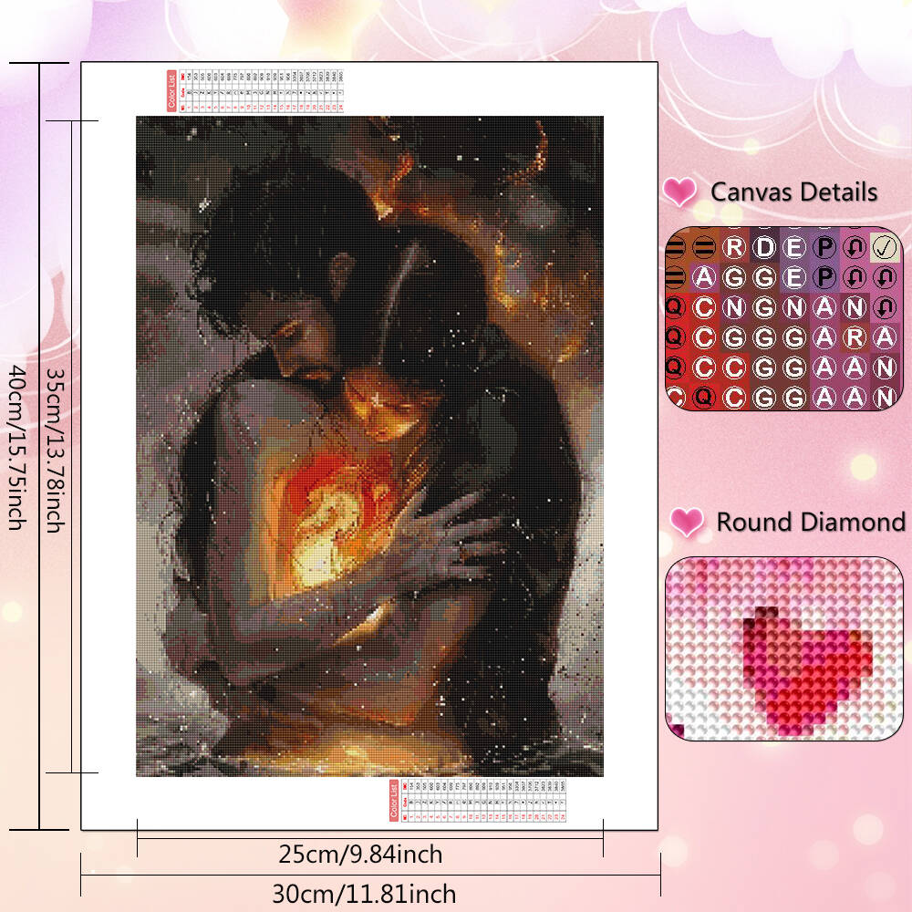 HUACAN Diamond Mosaic Man Wome - Women Bags Pictures 리뷰 및 가격
