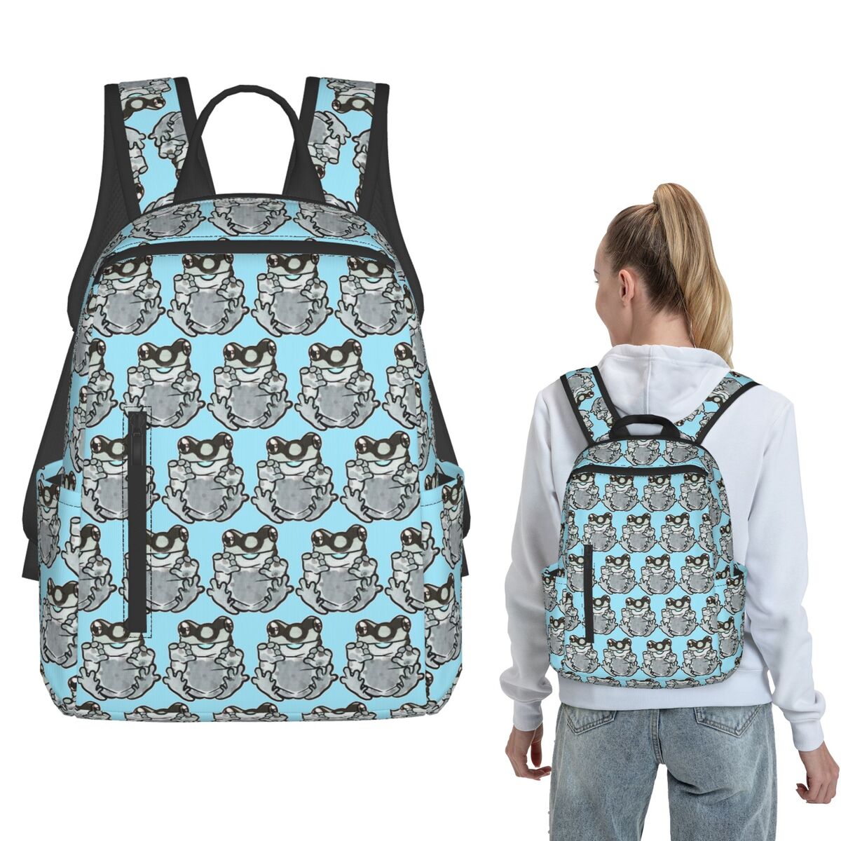 Amazon Milk Frog Blep Backpack - Women Bags Amazon 리뷰 및 가격