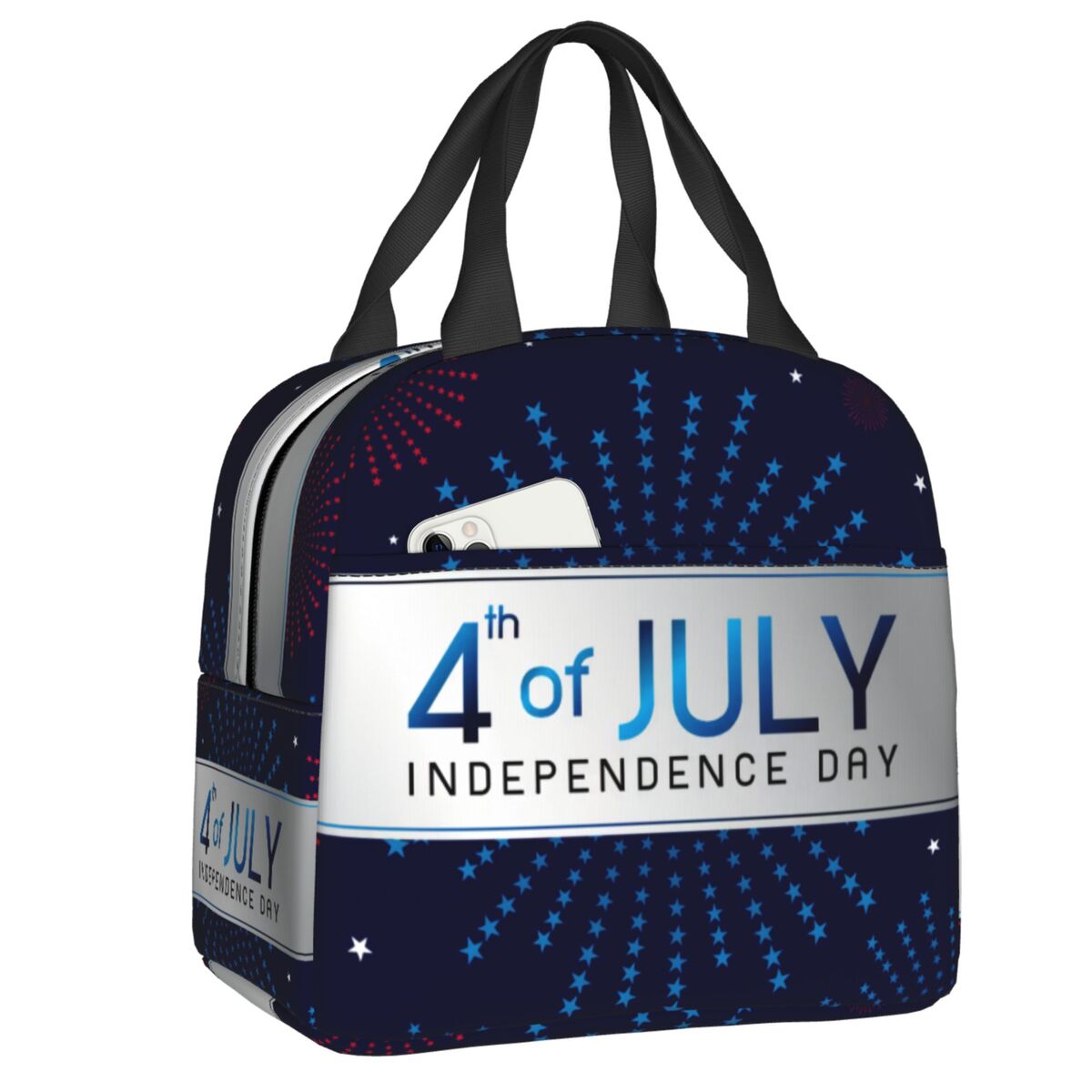 Custom American Flag Happy Fou - Women Bags Usa 리뷰 및 가격