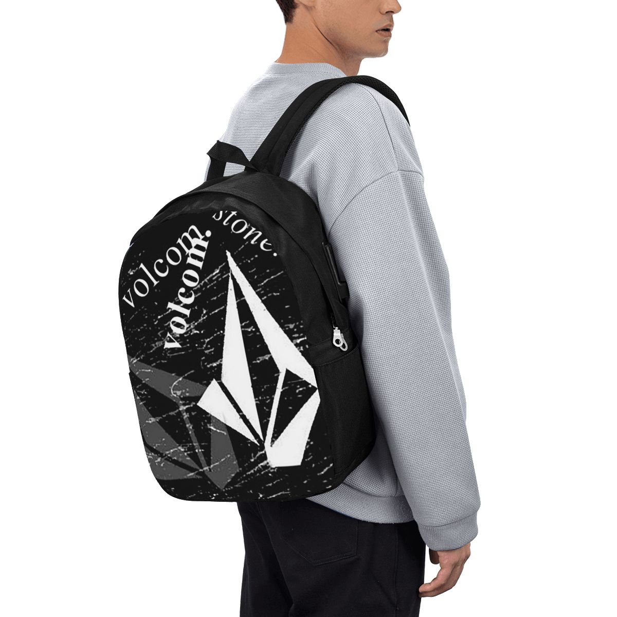 V-Volcom Logo Backpack Travel  - Women Bags College 리뷰 및 가격