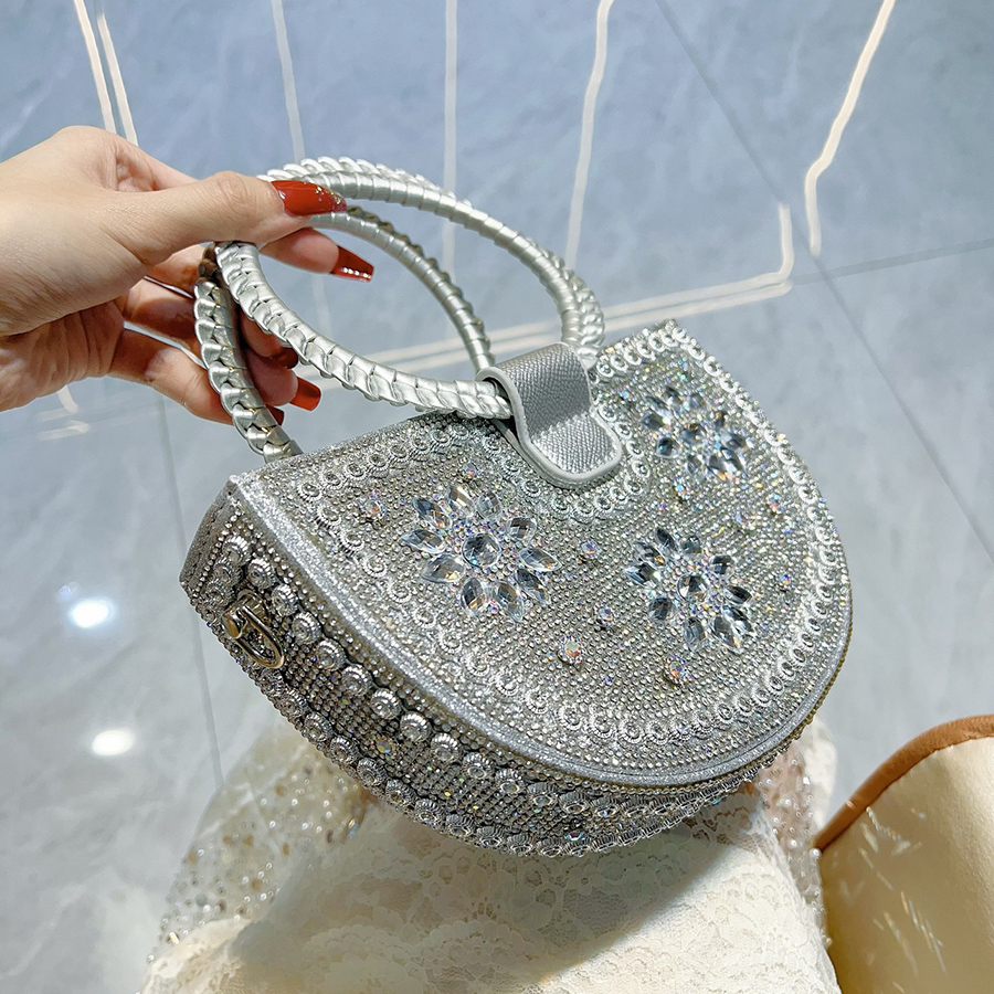 Round Handle Half Moon Bag Cry - Half Moon Crescent 리뷰 및 가격
