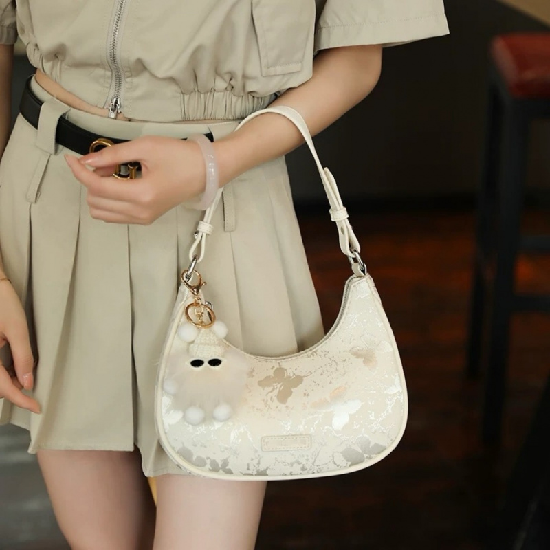 Crescent Bag Y2K Butterfly Pri - Half Moon Crescent 리뷰 및 가격