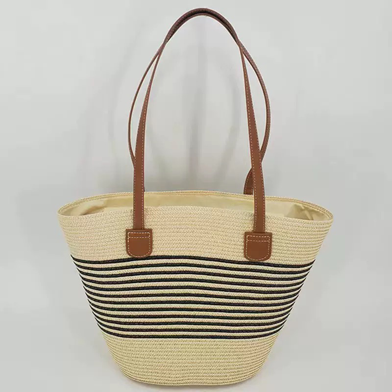 CLAREGQI  Women's Striped Stra - Woven Straw Bag 리뷰 및 가격