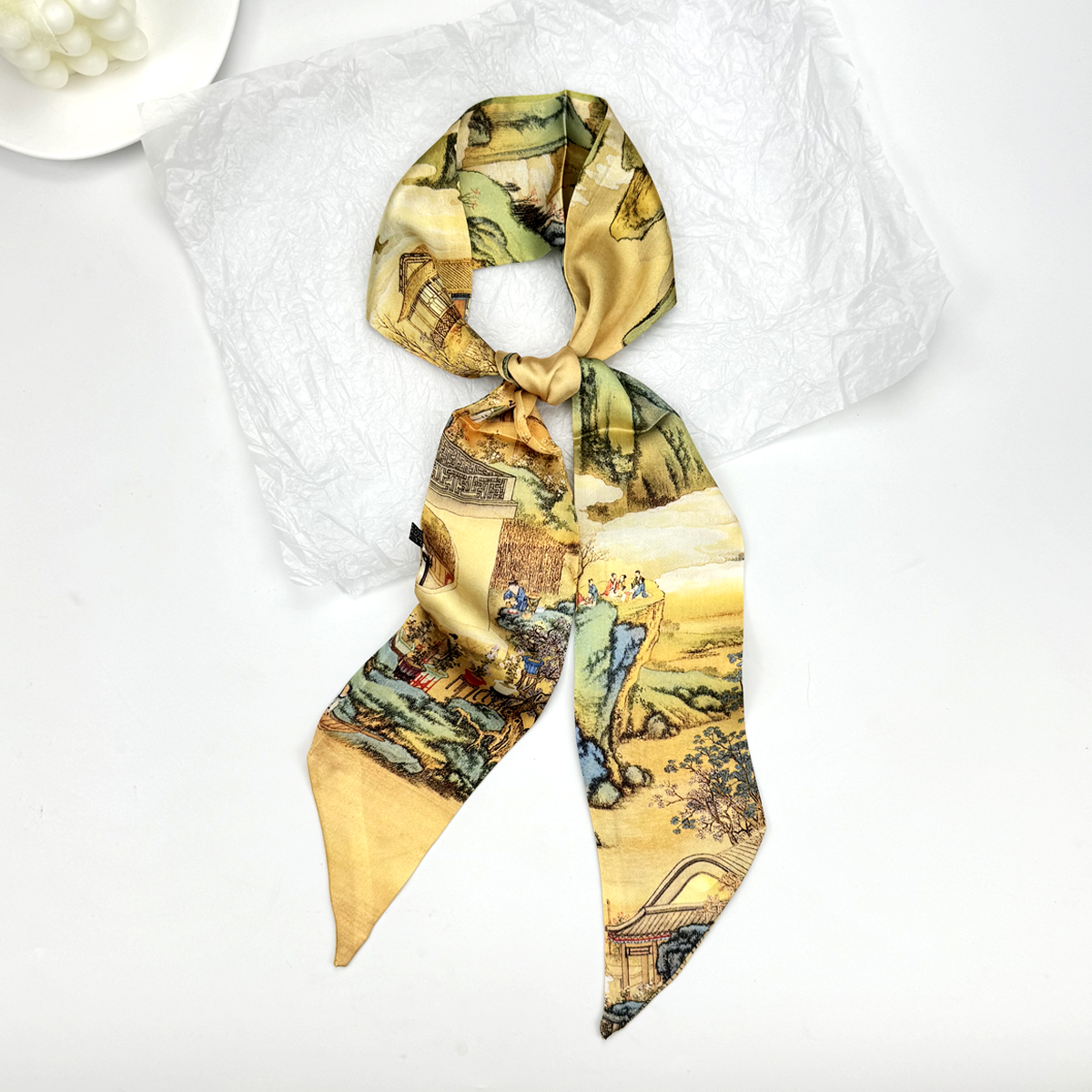New Ribbon Silk Long Scarf Wom - Women Bags H&M 리뷰 및 가격
