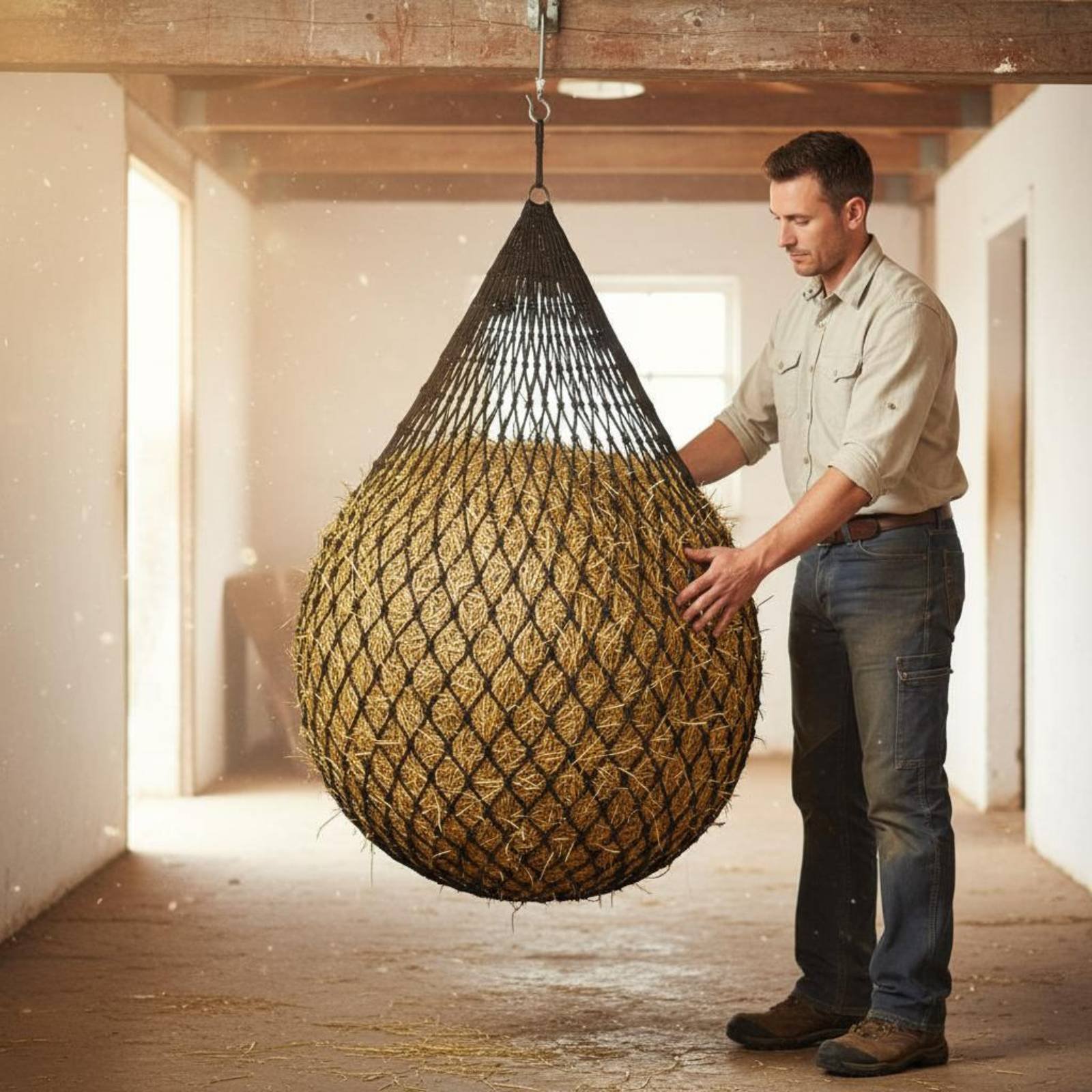 Large Hay Net Bag Easy to Fill - Mesh Net Bag 리뷰 및 가격