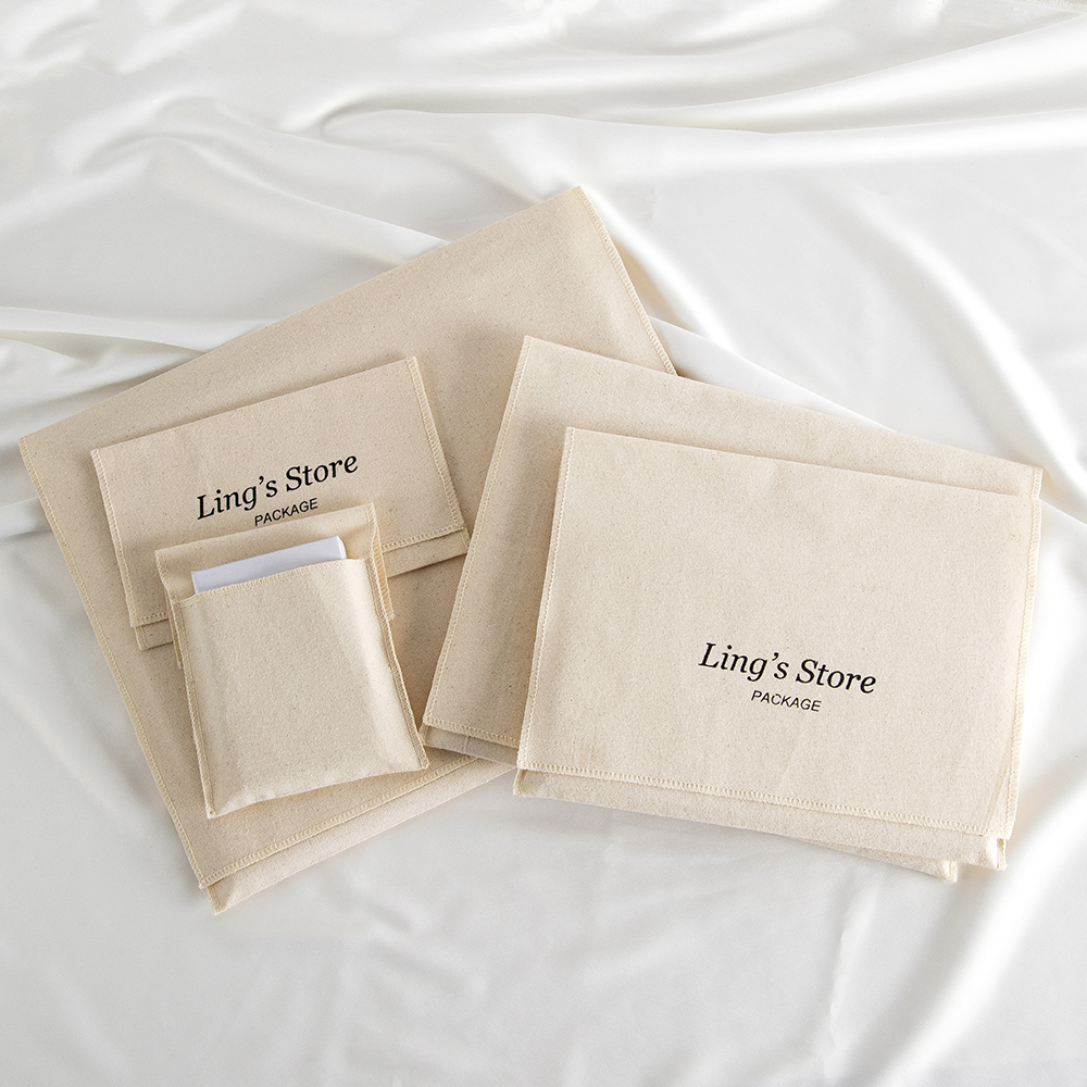 Custom Logo Canvas Cotton Musl - Flap Bag Envelope 리뷰 및 가격