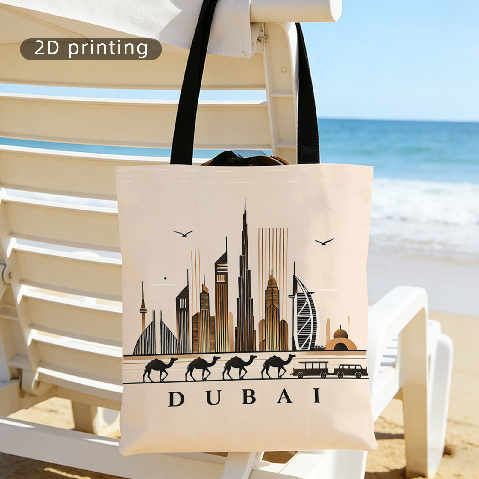 Pattern Printing Handbag Large - Women Bags Dubai 리뷰 및 가격