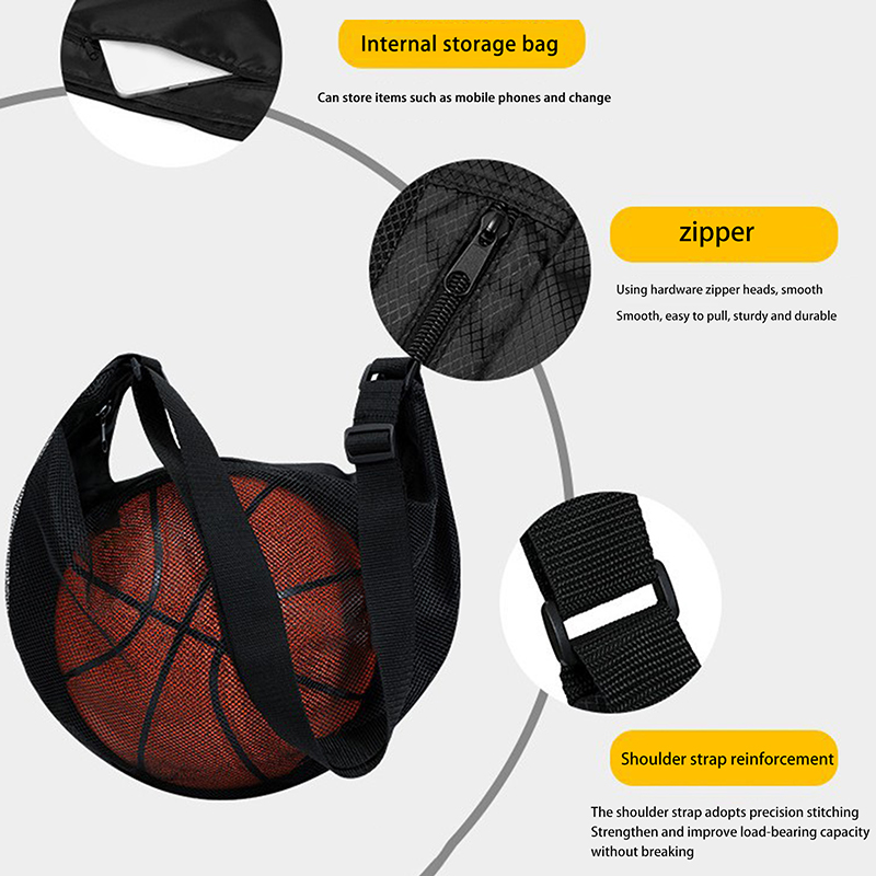 1PCS Single Ball Bag With Zipp - Mesh Net Bag 리뷰 및 가격