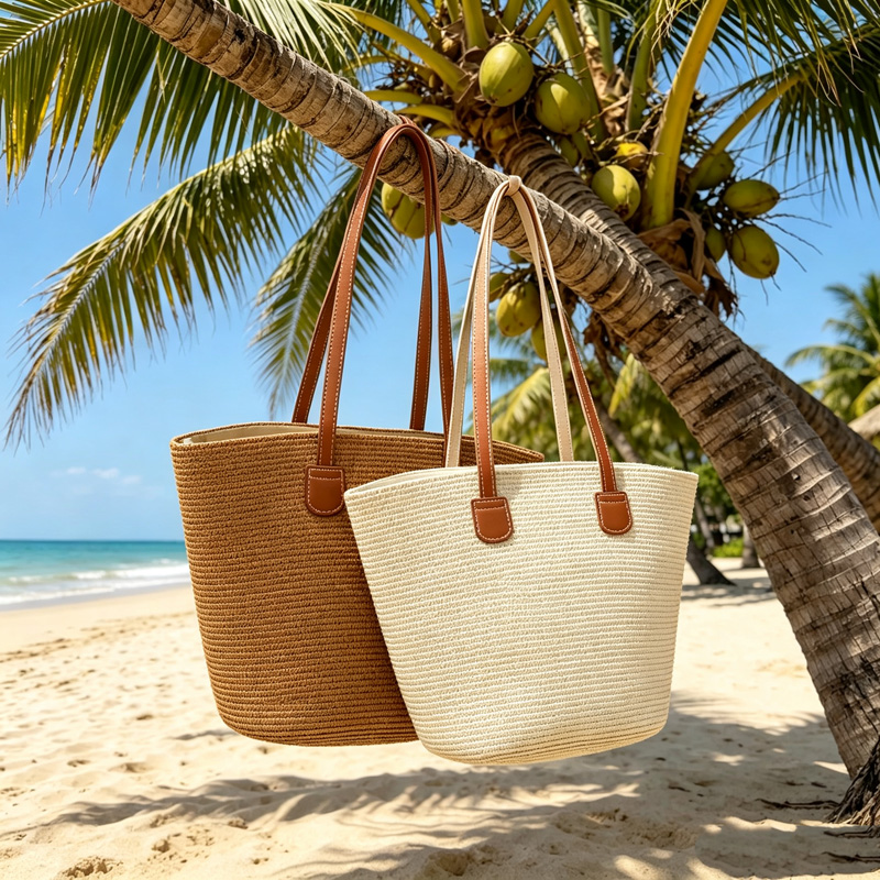 CLAREGQI  Women's Solid Color  - Woven Straw Bag 리뷰 및 가격
