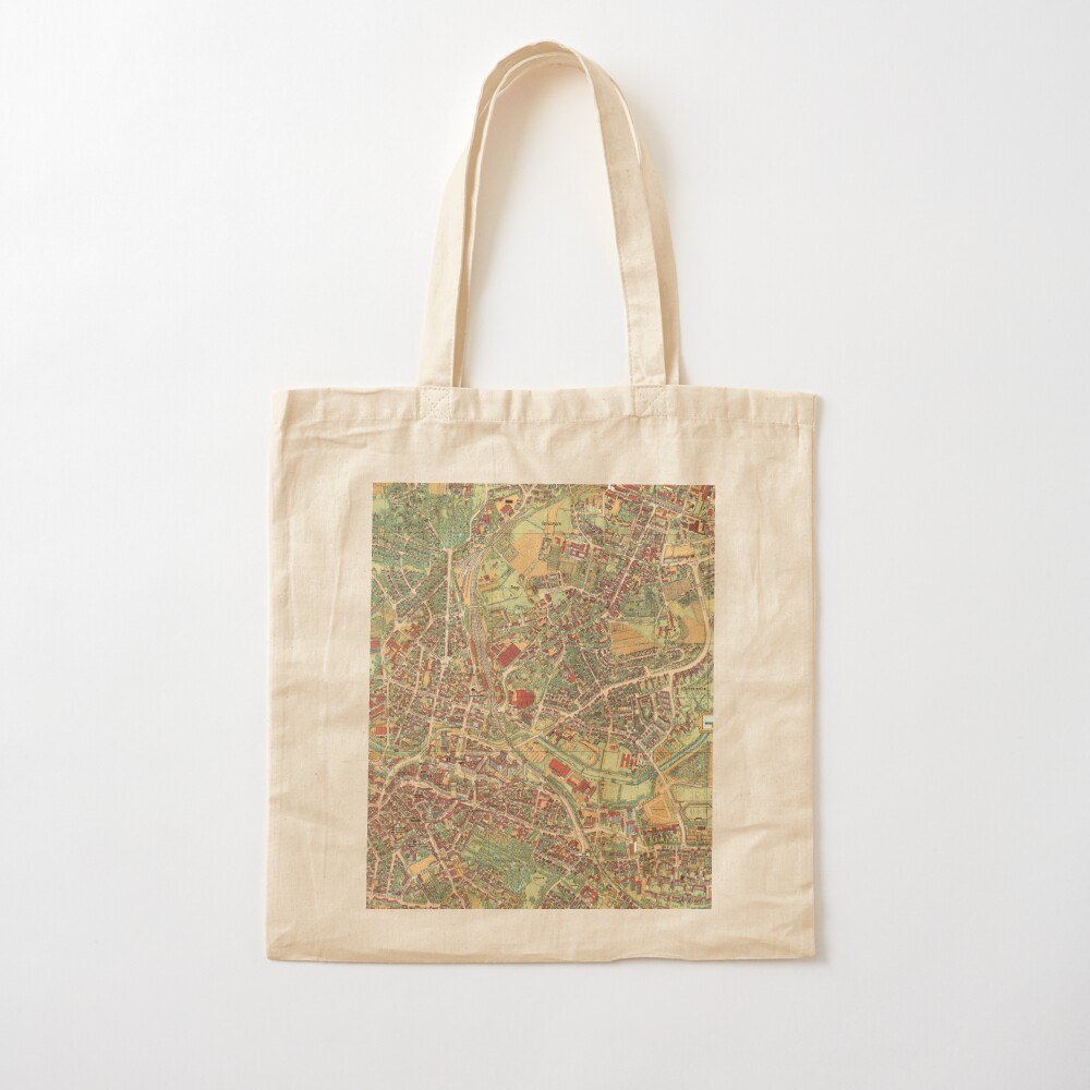 Vintage Map of Bayreuth, Germa - Women Bags Germany 리뷰 및 가격